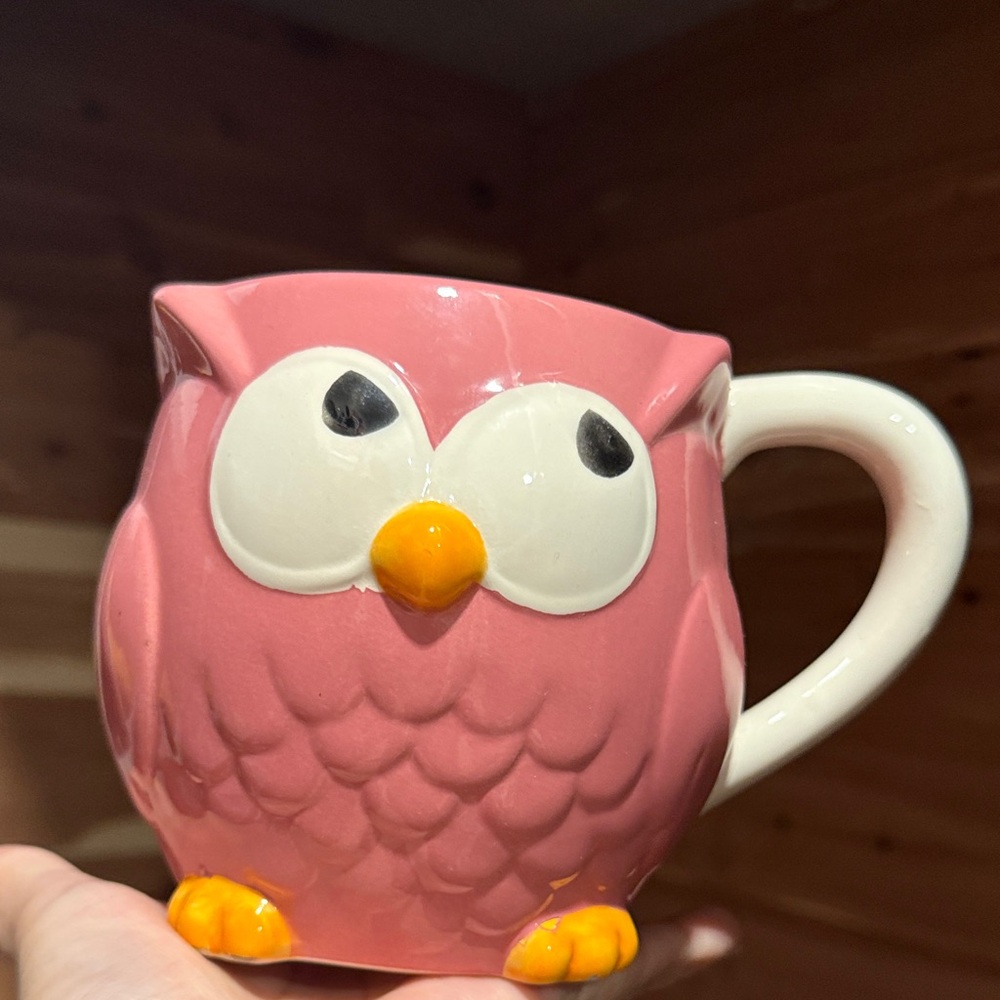 Galerie Pink Owl Ceramic Mug